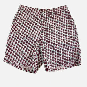 Mr Swim Trunks Geometric Pattern Men's Size XL Board Shorts Pockets & Zip Fly